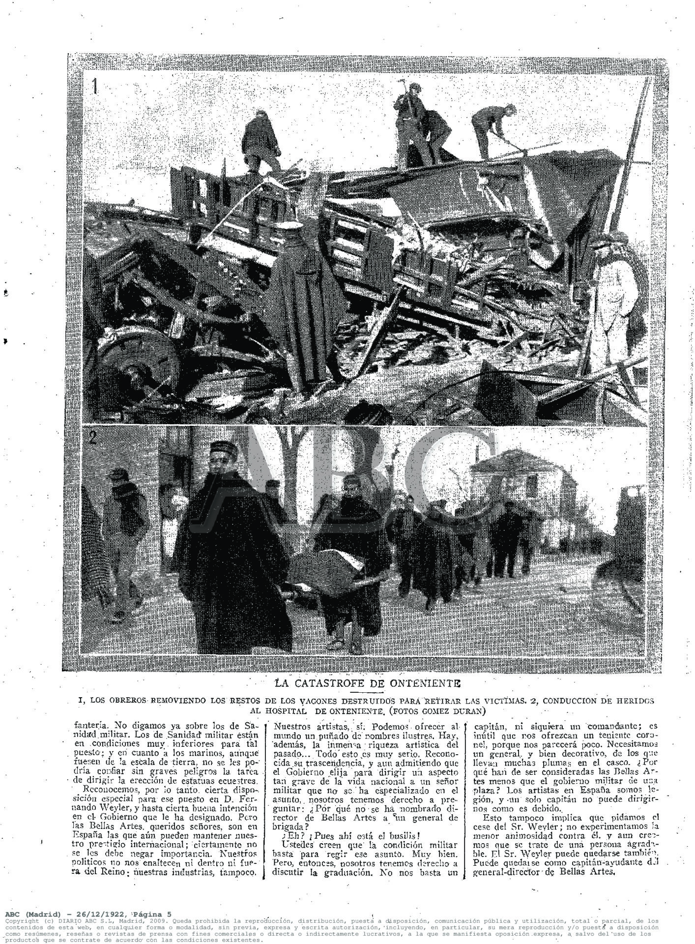 El trist Nadal de 1922: la tragèdia del tren