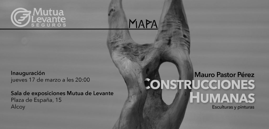 La obra ‘Construcciones Humanas’ de  Mauro Pastor en la Sala de Exposiciones de Mutua Levante