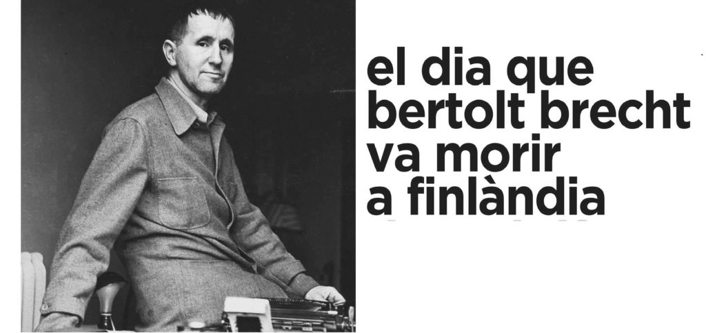 El dia que Bertolt Brecht va morir a Finlàndia