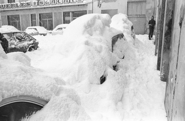 Cuarenta años de una nevada histórica