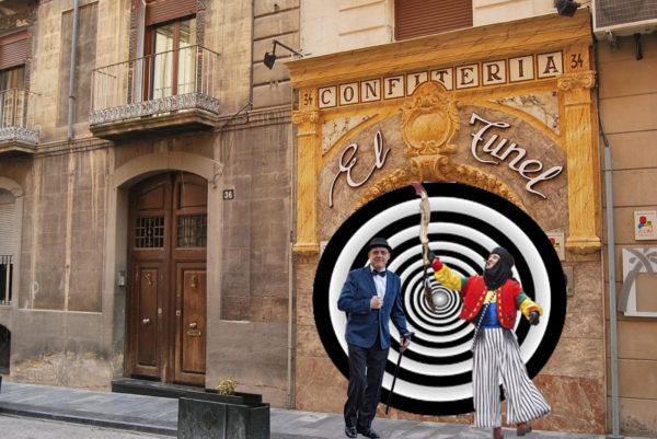 La Regidoria  de Turisme està construint un túnel del temps al carrer Sant Llorenç